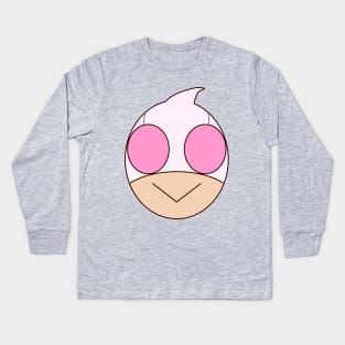 Gwenpool Face Kids Long Sleeve T-Shirt